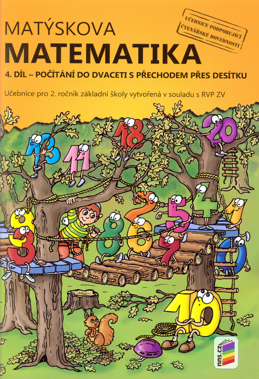 Matýskova matematika.4. díl,Počítání do dvaceti s přechodem přes desítku, učebnice