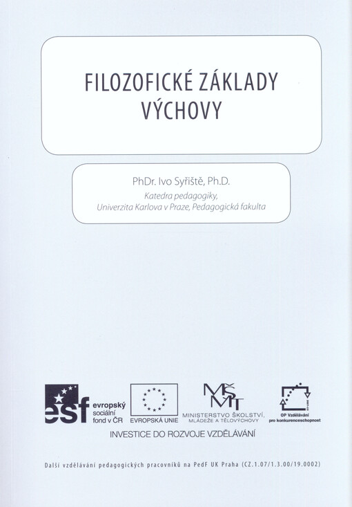 Filozofické základy výchovy