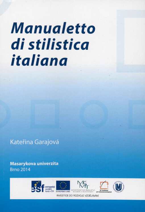 Manualetto di stilistica italiana