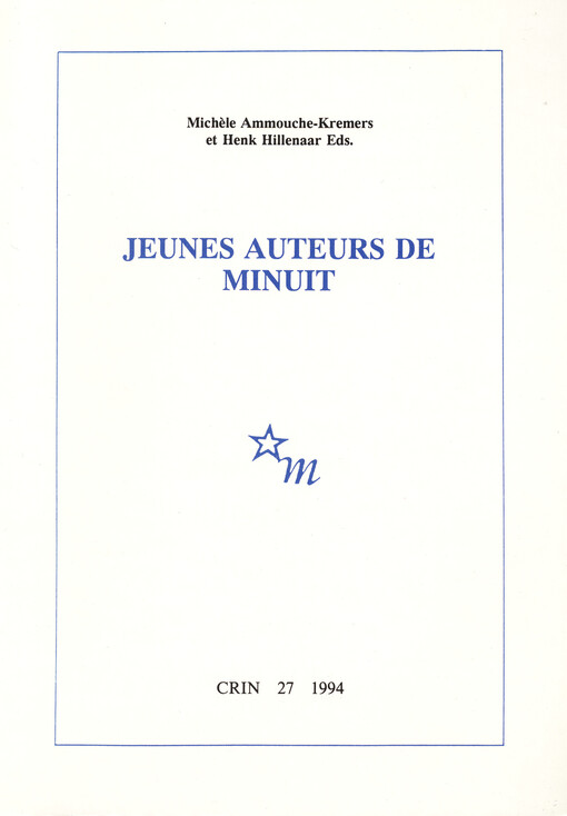 Jeunes auteurs de Minuit    