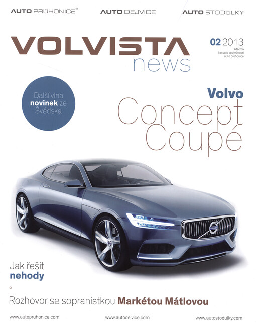 Volvista news :časopis společnosti Auto Průhonice