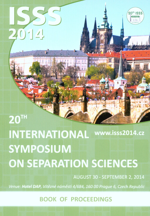 20th International Symposium on Separation Sciences :August 30 - September 2, 2014, Prague, Czech Republic : [book of proceedings