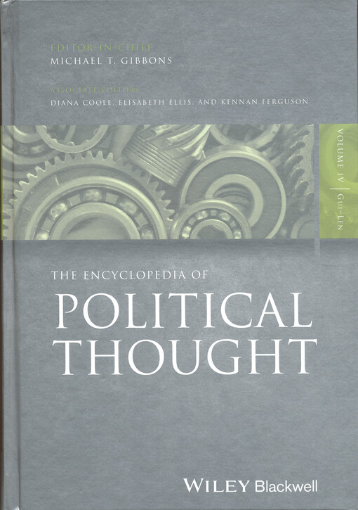 The encyclopedia of political thought.Volume III,E-Gua