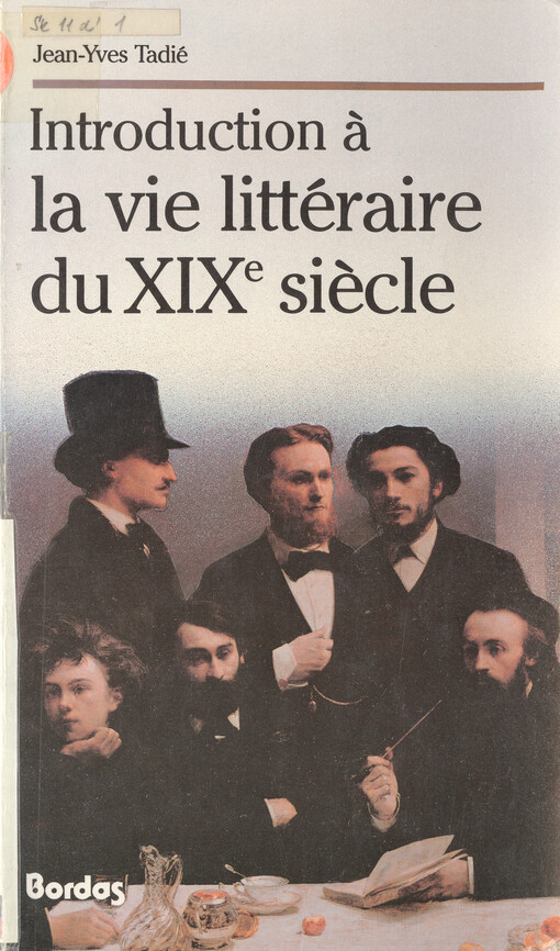 Introduction a la vie littéraire du XIXe siecle