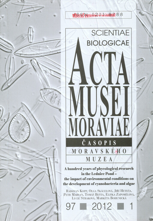 A hundred years of phycological research in the Lednice Pond :the impact of environmental conditions on the development of cyanobacteria and algae