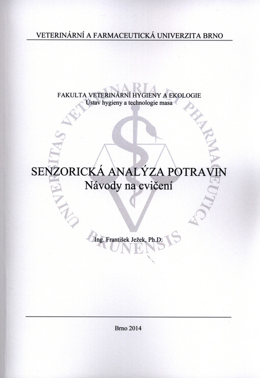 Senzorická analýza potravin :návody na cvičení