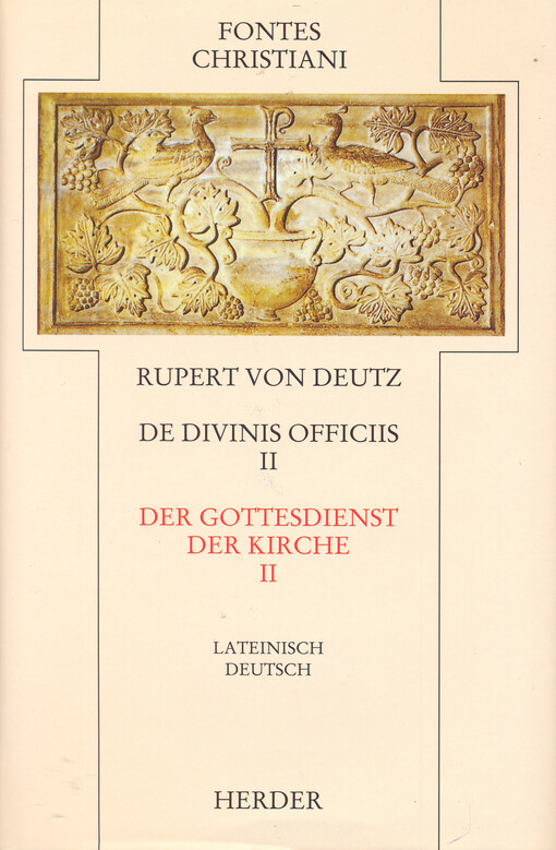 Liber de divinis officiis = Der Gottesdienst der Kirche. Zweiter Teilband  