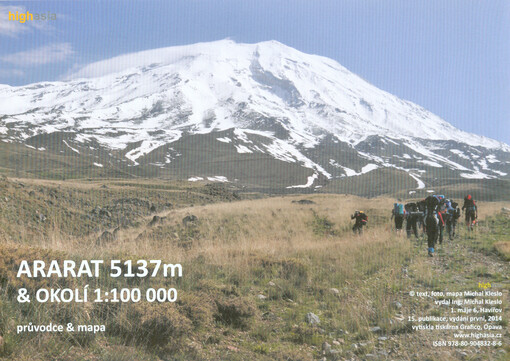 Ararat 5137 m & okolíprůvodce & mapa
