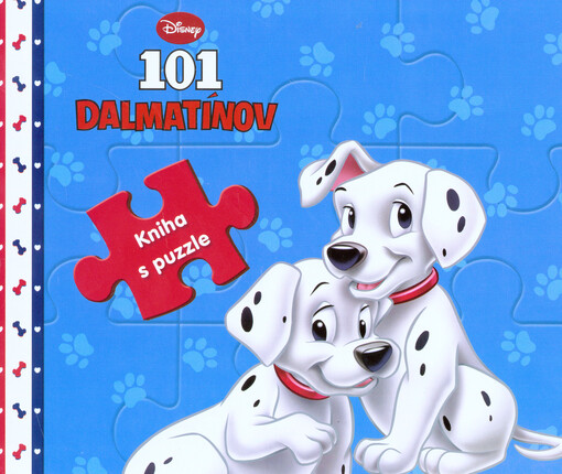 101 dalmatínov kniha s puzzle