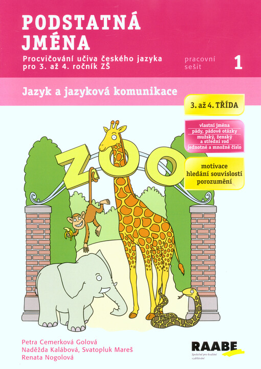 Podstatná jména - Pracovní sešit 1