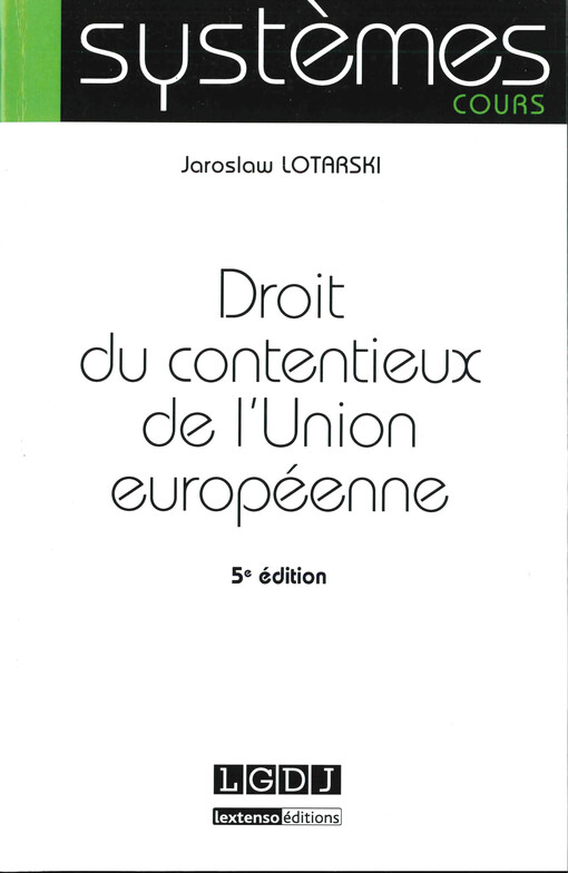 Droit du contentieux de l'Union européenne