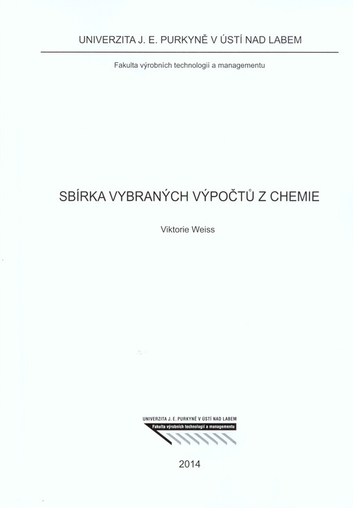 Sbírka vybraných výpočtů z chemie
