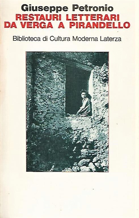Restauri letterari da Verga a Pirandello    