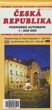 Česká republikapodrobná automapa 1:500 000