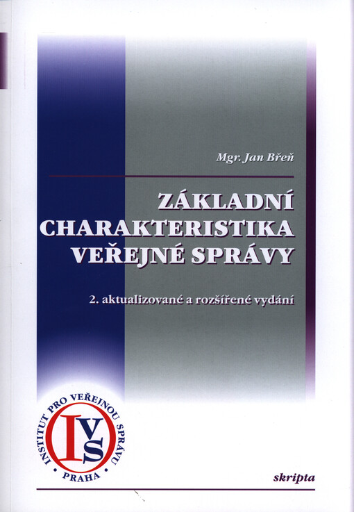 Základní charakteristika veřejné správy