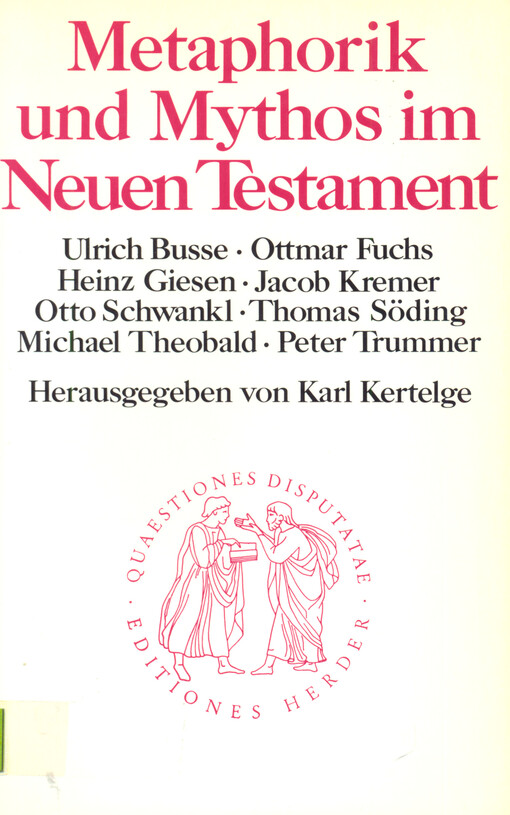 Metaphorik und Mythos im Neuen Testament