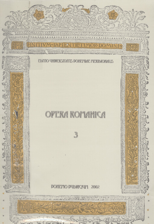 La literatura española de los siglos XVI-XVIII en las bibliotecas de Chequia, Moravia y Eslovaquia : conferencia internacional, Český Krumlov 2002