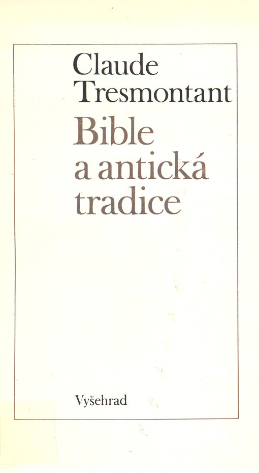 Bible a antická tradice