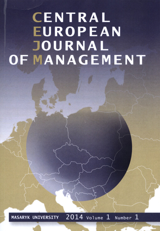 Central European journal of management