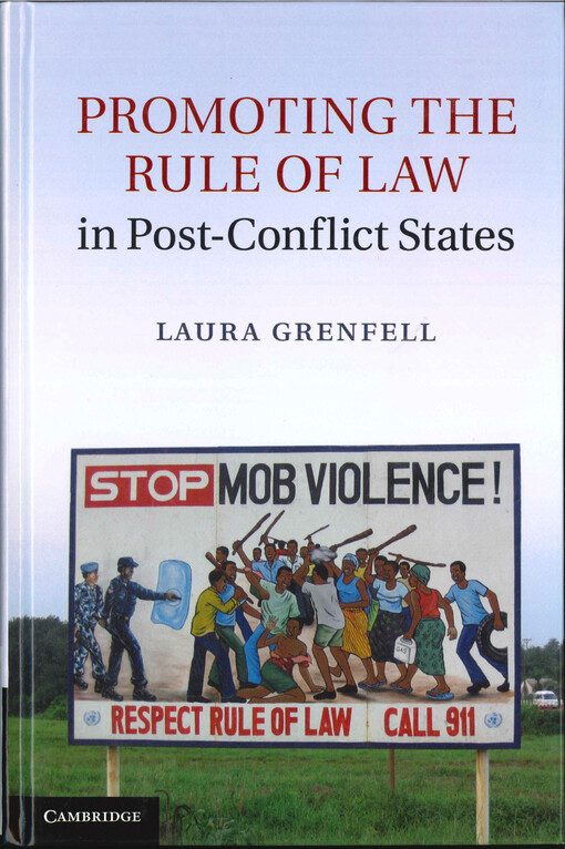 Promoting the rule of law in post-conflict states