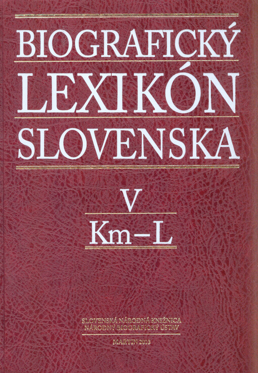 Biografický lexikón Slovenska, sv. 5