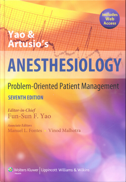 Yao & Artusio's anesthesiology :problem-oriented patient management