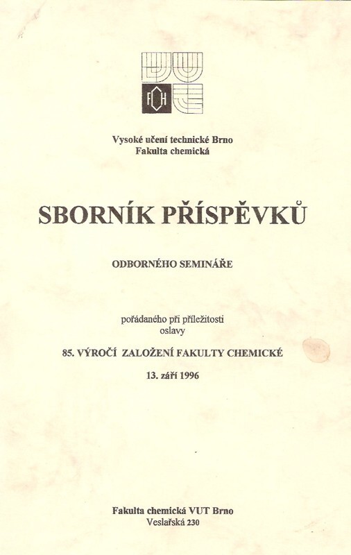 Sborník příspěvků odborného semináře : [Brno] 13. září 1996