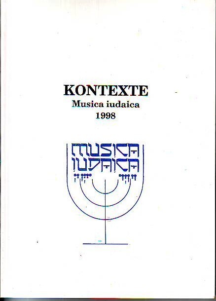 Musica iudaica :7. mezinárodní hudební festival, Praha 17. října - 24. listopadu 1998 = Musica iudaica : 7th international music festival, Praha October 17 - November 24, 1998