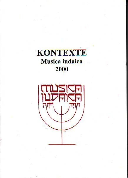Musica iudaica :9. mezinárodní hudební festival Musica iudaica Praha 2000/5761, 2. listopadu - 19. prosince 2000 : = 9th international music festival Musica iudaica Praha 2000/5761, November 2 - December 19, 2000