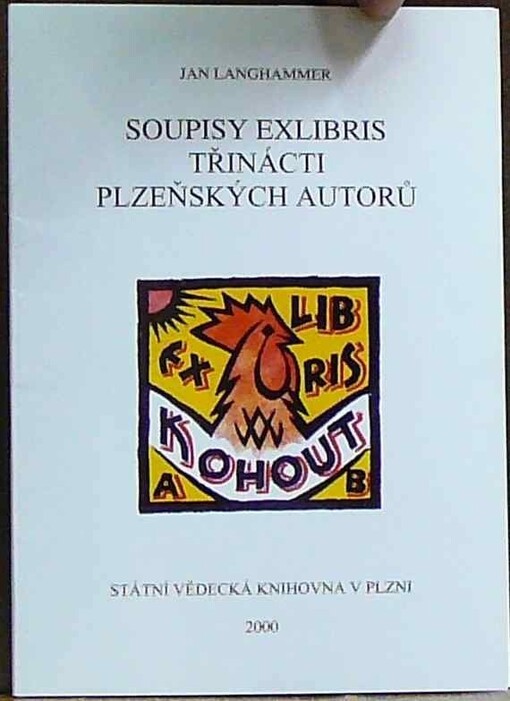 Soupisy exlibris třinácti plzeňských autorů