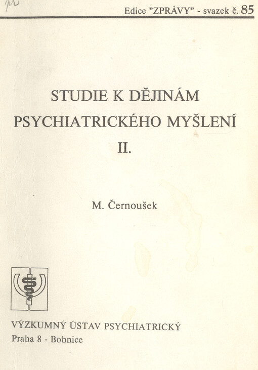Studie k dějinám psychiatrického myšlení.Díl 2, Díl 2