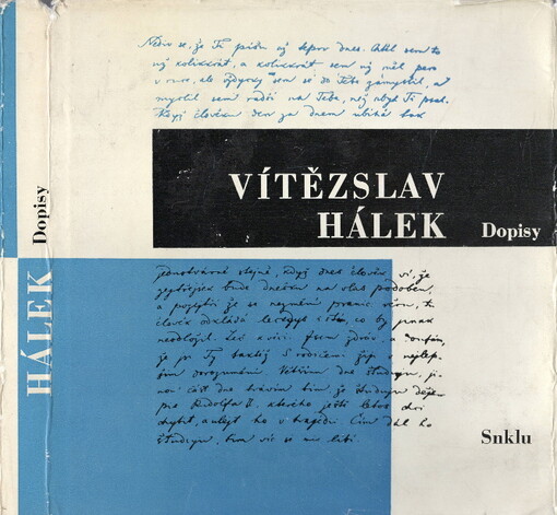 Vítězslav Hálek :dopisy [z let] 1849-1874