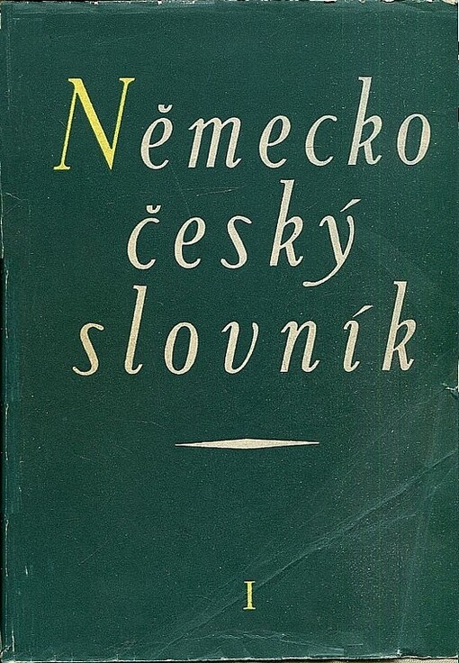 Německo-český slovník I.