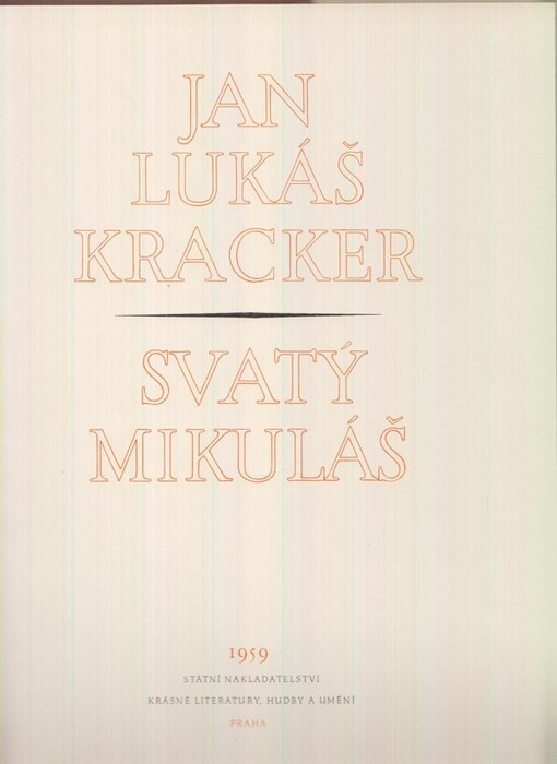 Jan Lukáš Kracker - svatý Mikuláš