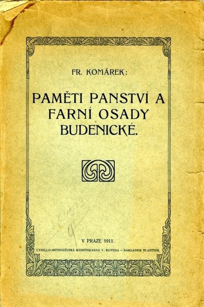 Paměti panství a farní osady Budenické