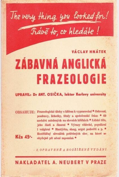 Zábavná anglická frazeologie :pro dokončení kursu angličtiny