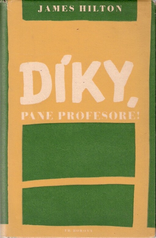 Díky, pane profesore