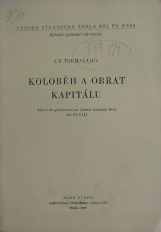 Koloběh a obrat kapitálu