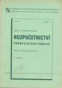Rozpočetnictví průmyslových podniků :Přehled obecných zásad