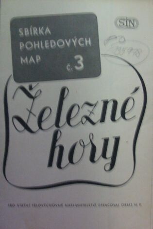 Železné hory letní pohledová mapa /