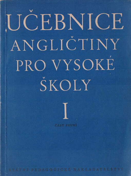 Učebnice angličtiny pro vysoké školy I