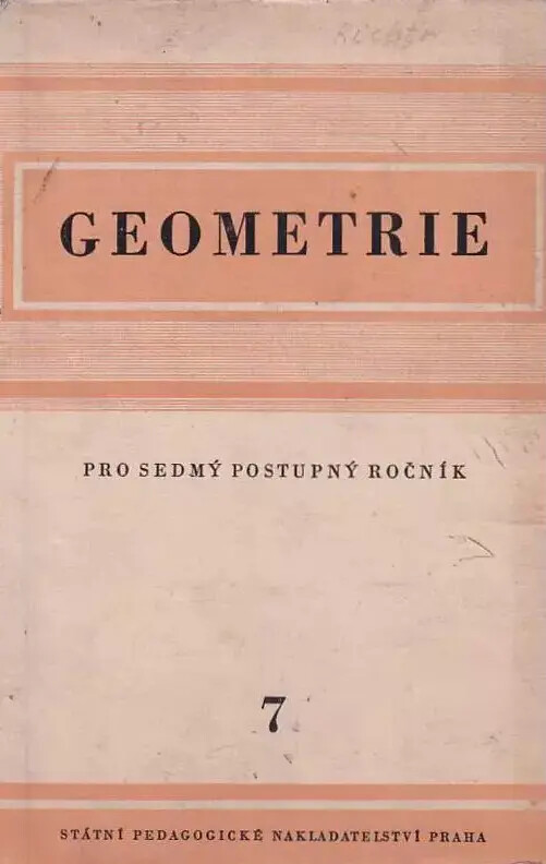 Geometrie pro sedmý postupný ročník škol všeobecně vzdělávacích