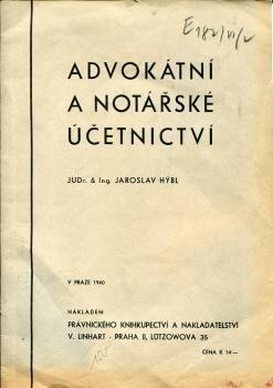 Advokátní a notářské účetnictví