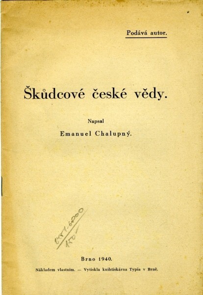 Škůdcové české vědy