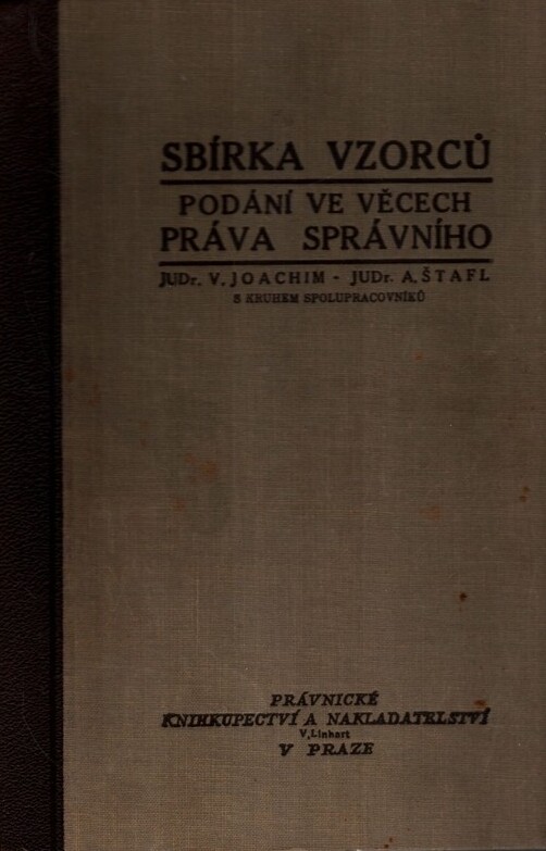 Sbírka vzorců podání ve věcech práva správního