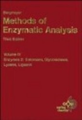 Methods of enzymatic analysis. Volume IV, Enzymes 2 : esterases, glycosidases, lyases, ligases