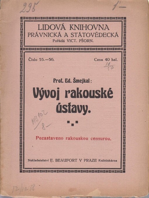 Vývoj rakouské ústavy