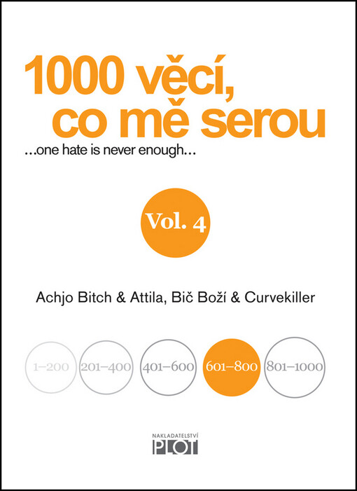 1000 věcí, co mě serou :...one hate is never enough..., vol. 4
