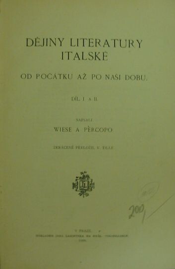 Dějiny literatury italské