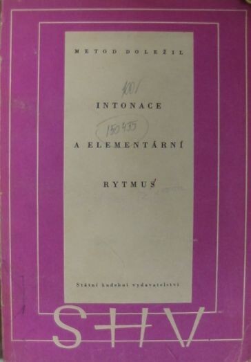 Intonace a elementární rytmus